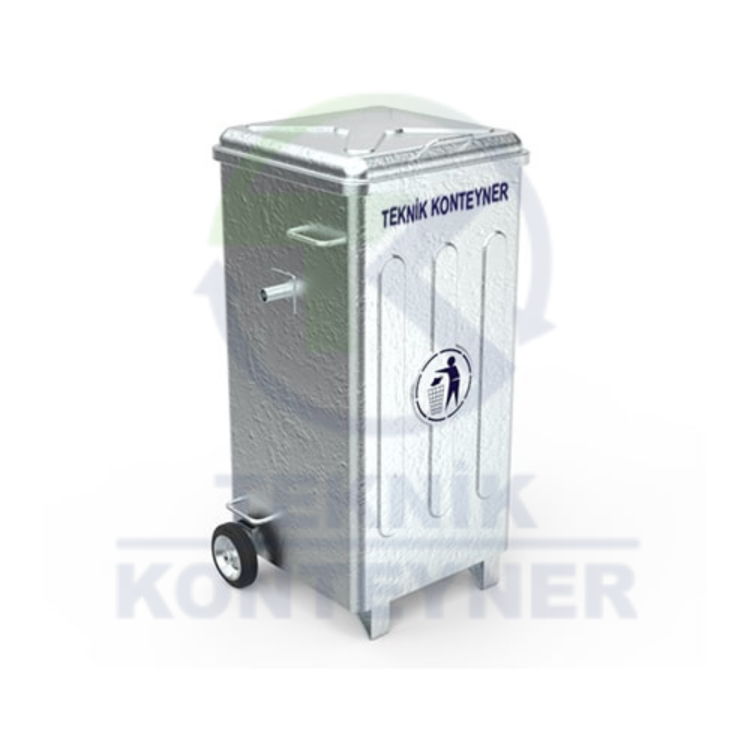 GALVANIZED WASTE CONTAINER 2 Wheeled